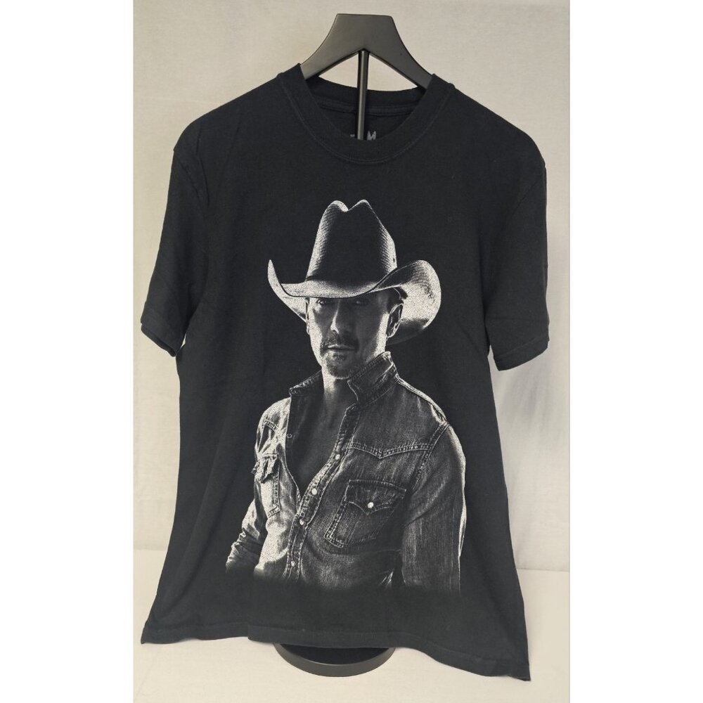 2024 Tim McGraw Standing Room Only Tour Black Concert T-Shirt Mens Medium